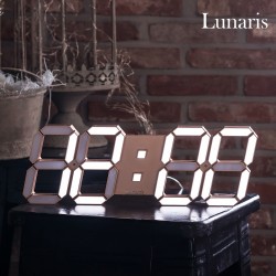 국산 루나리스 LED 벽시계 38cm 듀얼컬러 / 골드