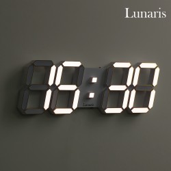 국산 루나리스 LED 벽시계 38cm 듀얼컬러 / 프라임